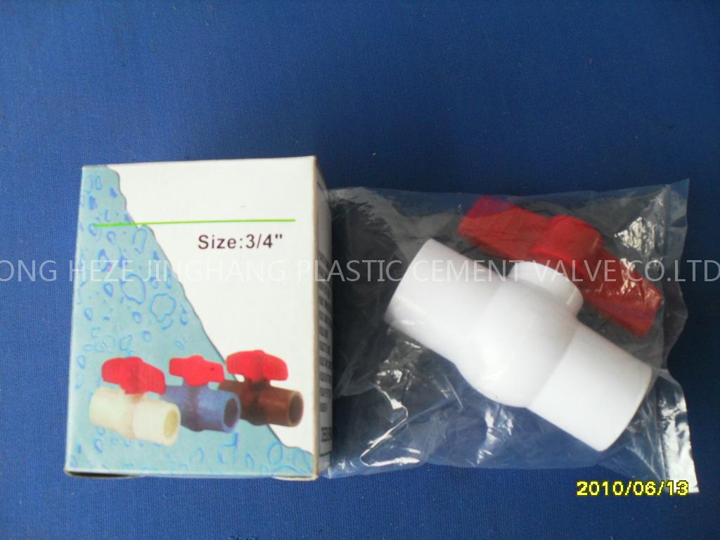 100%pvc ball valve