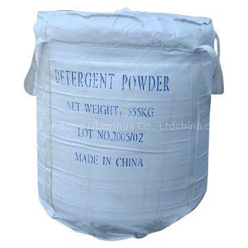 Detergent powder in bulk pack
