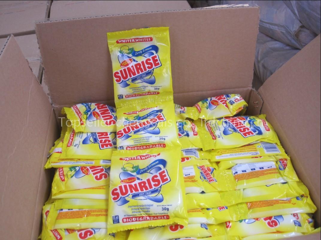 Soap powder with sachet