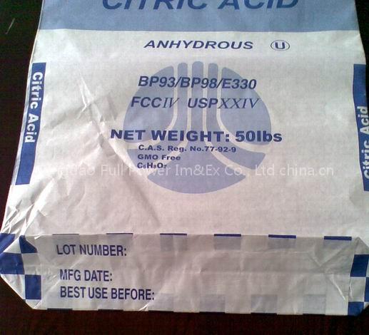 Citric Acid Anhydrous BP98/USP24