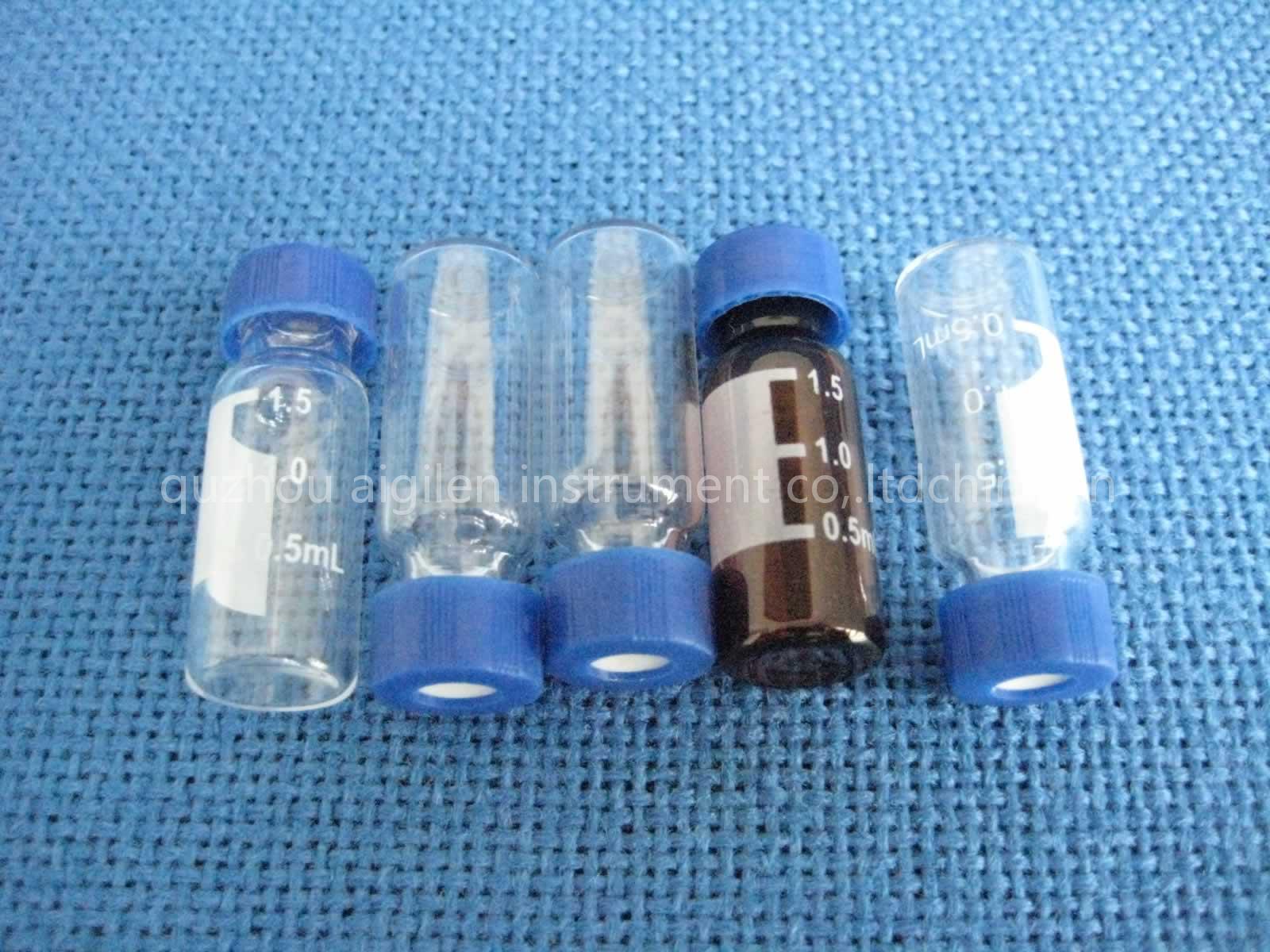 2ml clear screw caps autosampler vials 9mm