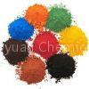 Iron oxide red yellow green