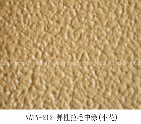 Flexibility in the rough-cast coating Paint