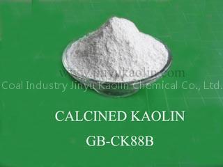 Calcined kaolin for car paint