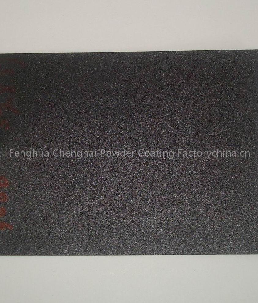 Sand effect powder coating