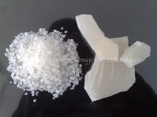 Granular aluminium sulphate