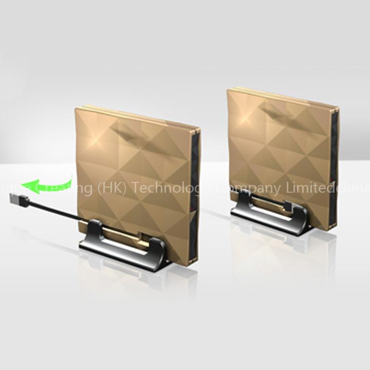Portable external DVD+RW driver with USB2.0 interface