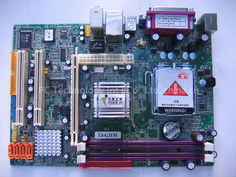 motherboard TJ-G31M with 775 socket