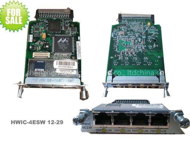 used CISCO HWIC-4ESW 12-29 card