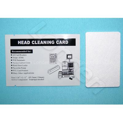Card reader cleaning card