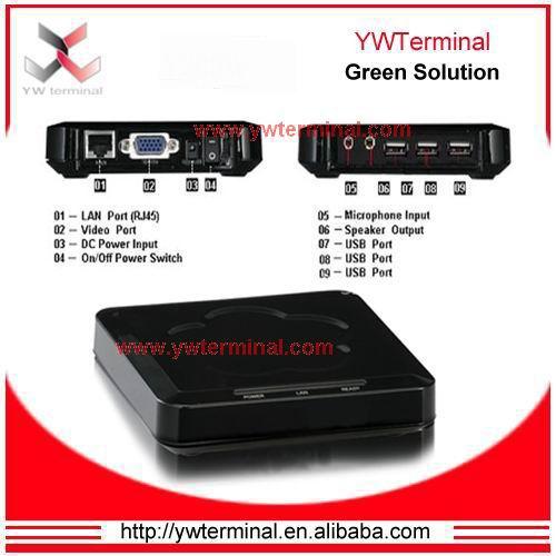 Popular W-Lan Windows 7 Mini PC Thin Client Y200L 32-bit color Monitor View Function