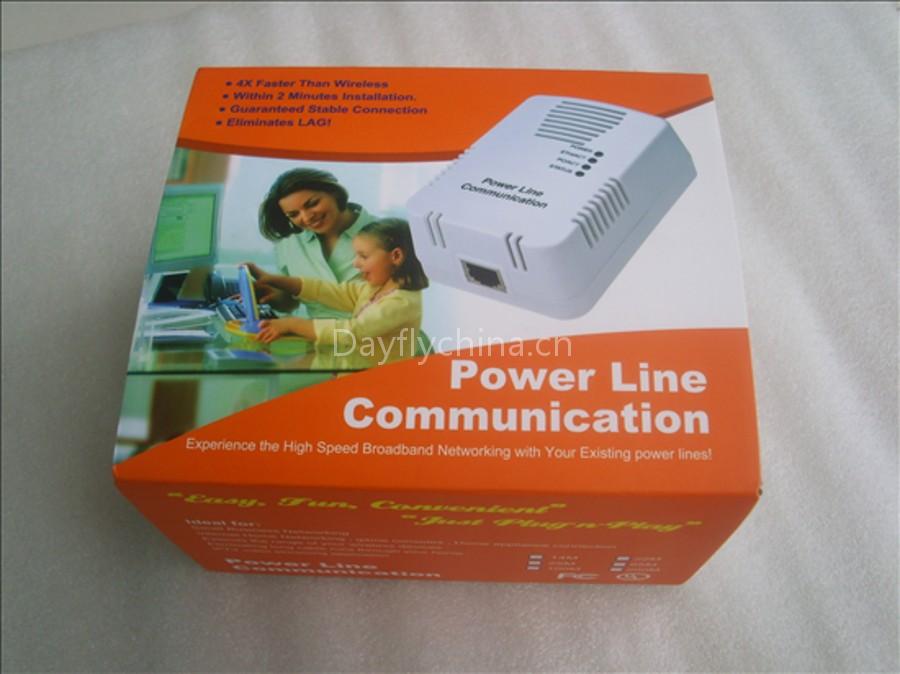 Home Plug 200Mbps Power line communication Ethernet Bridge-Powerline Adapter