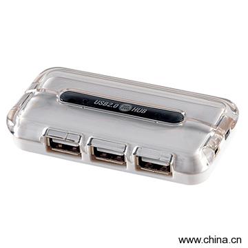 USB 2.0 Crystal Hub 4-Port VH204C