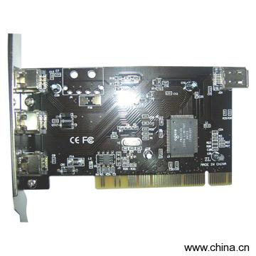 PCI IEEE 1394 3+1 Port Card