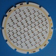 Double-Sided Aluminum base PCB with white soldermask