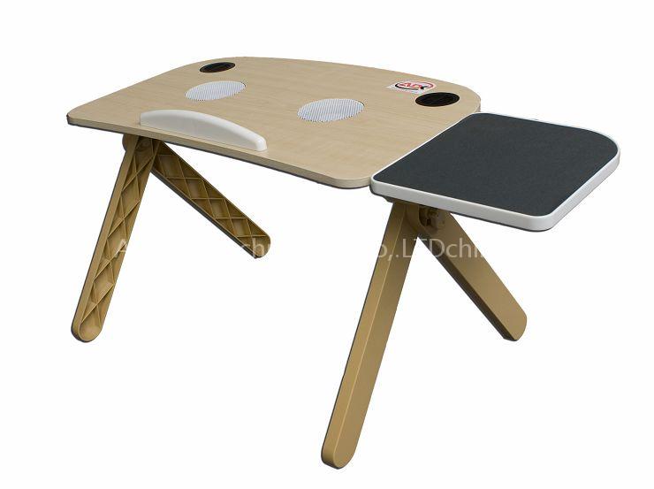 Laptop Desk with Fan & Speaker