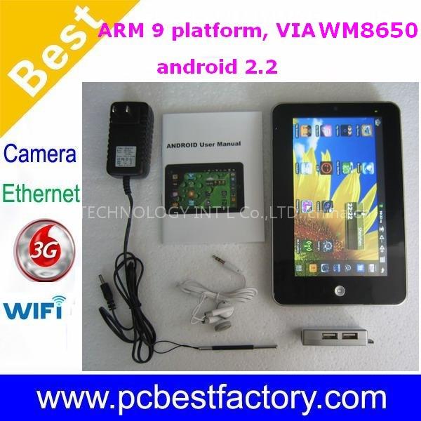 roid 2.2 tablet pc