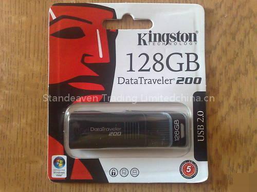 Kingston DataTraveler 200 Flash Drive USB2.0 128GB New Sealed