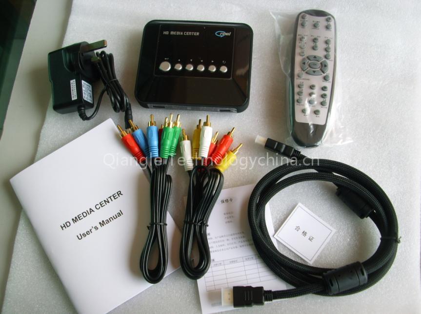 HDMI RM/RMVB HDD Media player with Card reader OTG/HOST