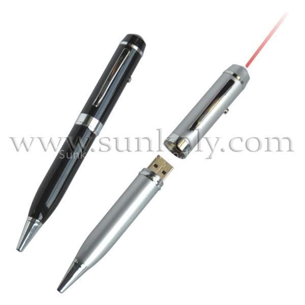 USB pen with laser pointer
