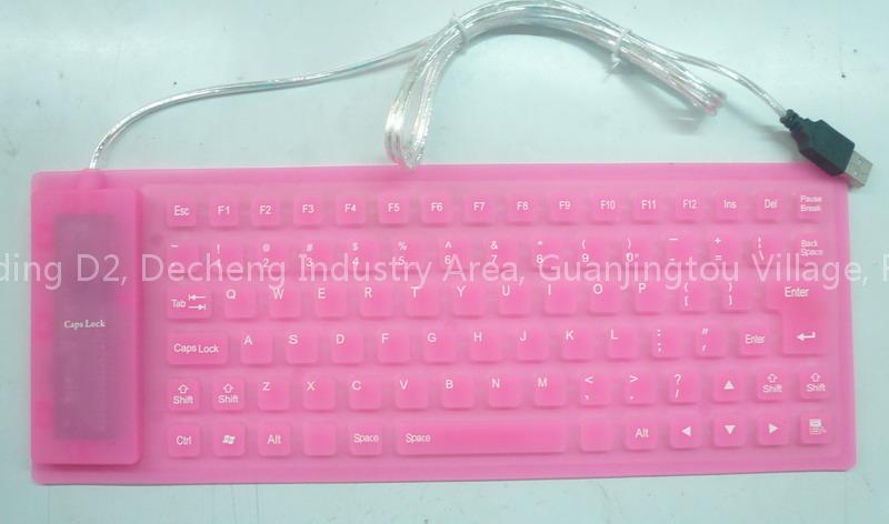 85 keys waterproof and dustproof flexible keyboard