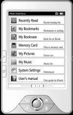 6 inches Eink Ebook reader No. ZHEB60-8B