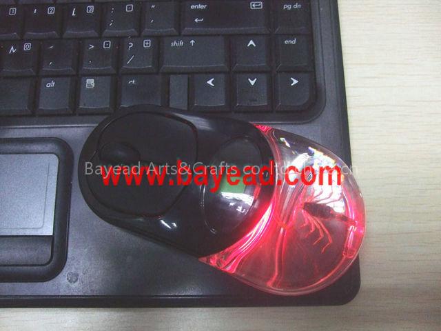 Real Bug, Insect Inside Amber Computer Wireless Optical Mouse, Very Cool