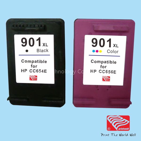 Compatible HP 901XL (CC654/656E)Inkjet Cartridge