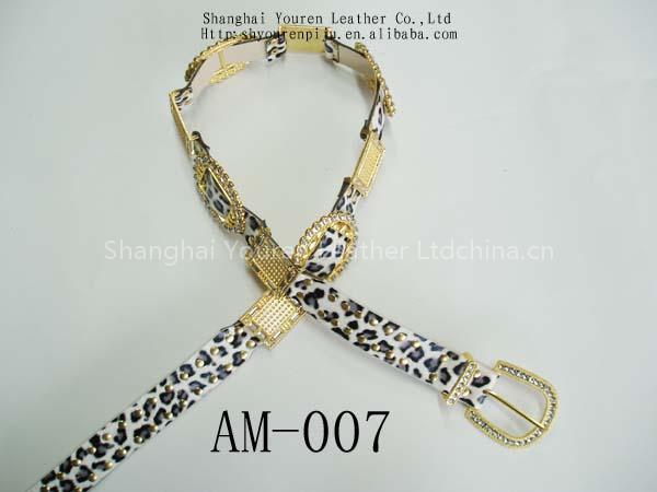 Ladies' Fashion leather belt
