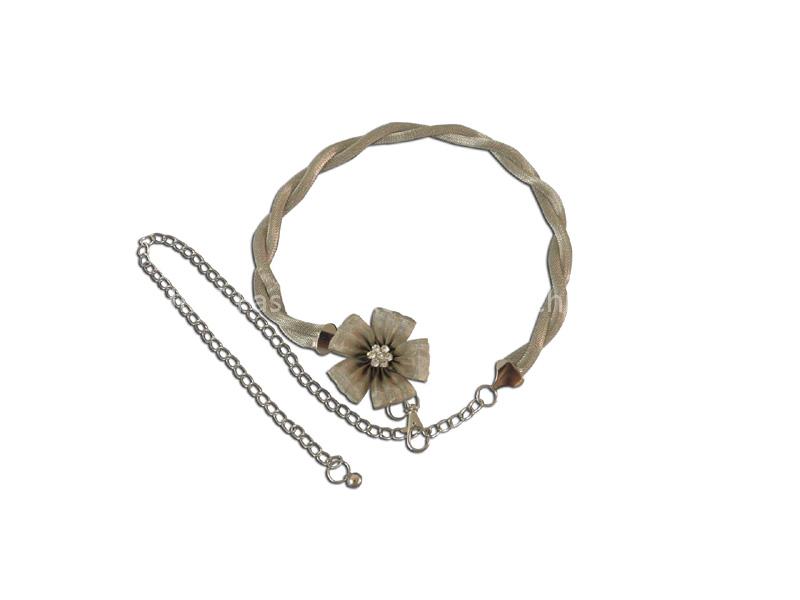 chain belt with flower