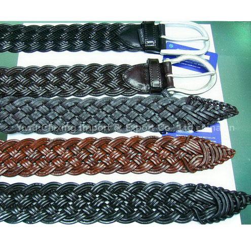 Braided Leather Belts