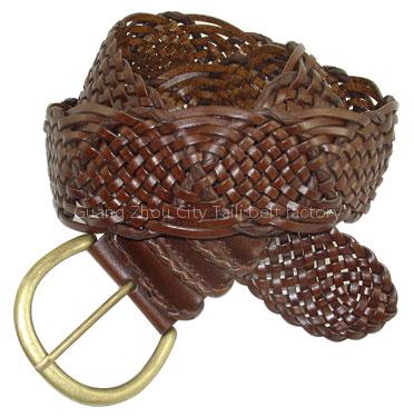 Braided Leather Belt