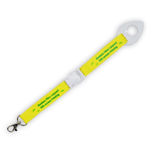 Bamboo Fiber Short Strap With Bottle Holder