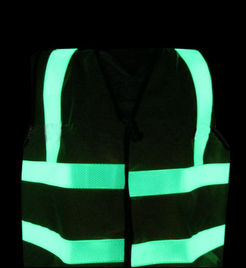 luminous and reflective belt, glow and reflective tape
