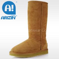 Sheepskin snow boots for women