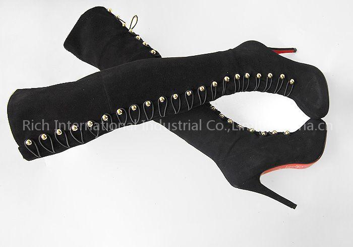 online store retail wholesale brand discount louboutin women boot-paypal accept