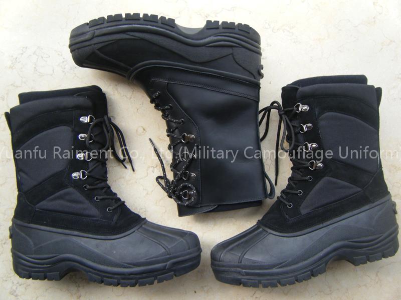 Military Police Snow Boots Snow Leather Boots