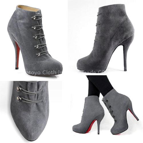 lotoyo women Suede_Ankle_Boots_QC650A