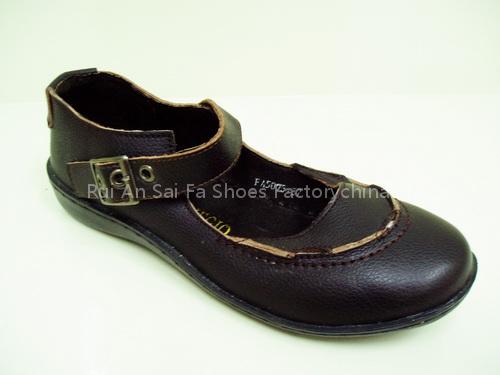 Women's leather Shoes WS001