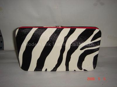 animal print handbag and purse