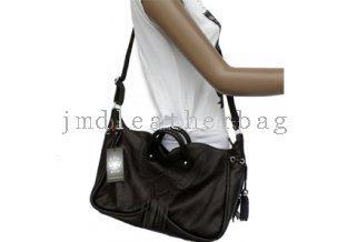 100%Real Leather Adjustabled Sling Shoulder Messenger Bag
