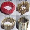 Handmade Jewelry By Natural Stones, Pearls, Shell, Silver Clasp (Hong Kong)