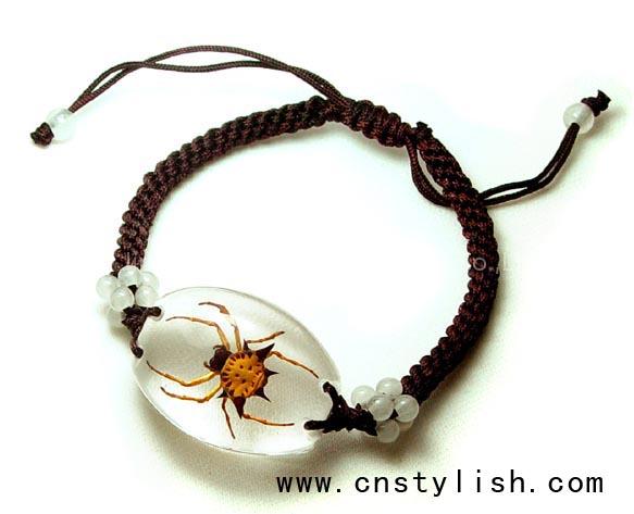 Insect Amber Bracelet