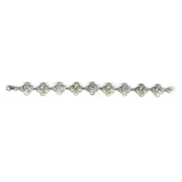 925 Sterling Silver Bracelet with Jade