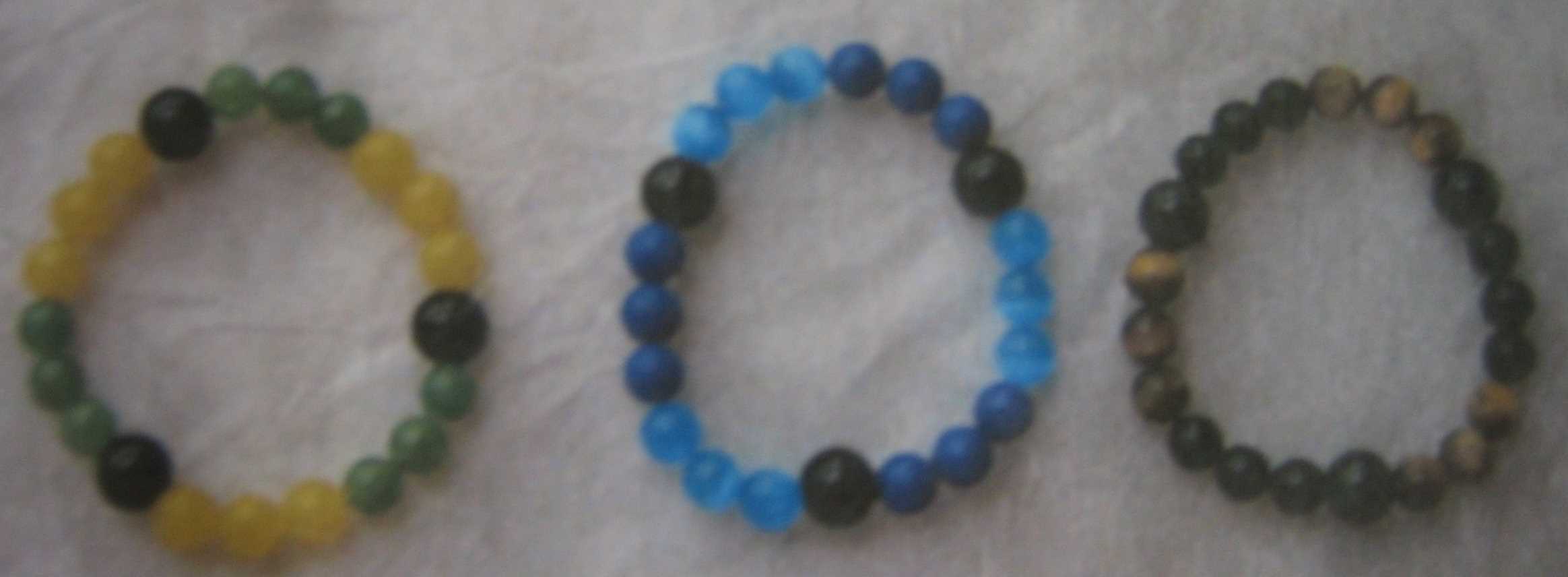 Hong Kong Ge Stone With Natural Stones Bracelet
