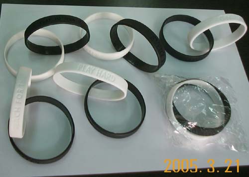 Hong Kong Twin Silicon Bracelets Set