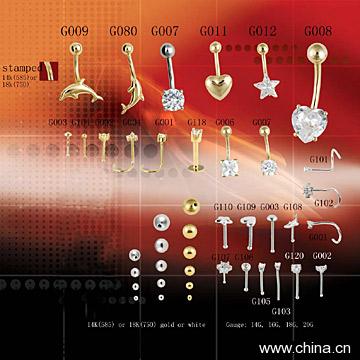 Gold Piercing Jewelry