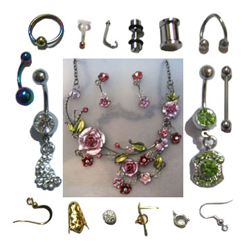 Fashionable Jewelry, Body Jewelry, Etc.