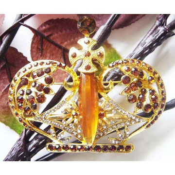 Jewelry----Crown Brooch