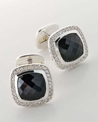 david yurman Black Onyx Albion Cuff Links